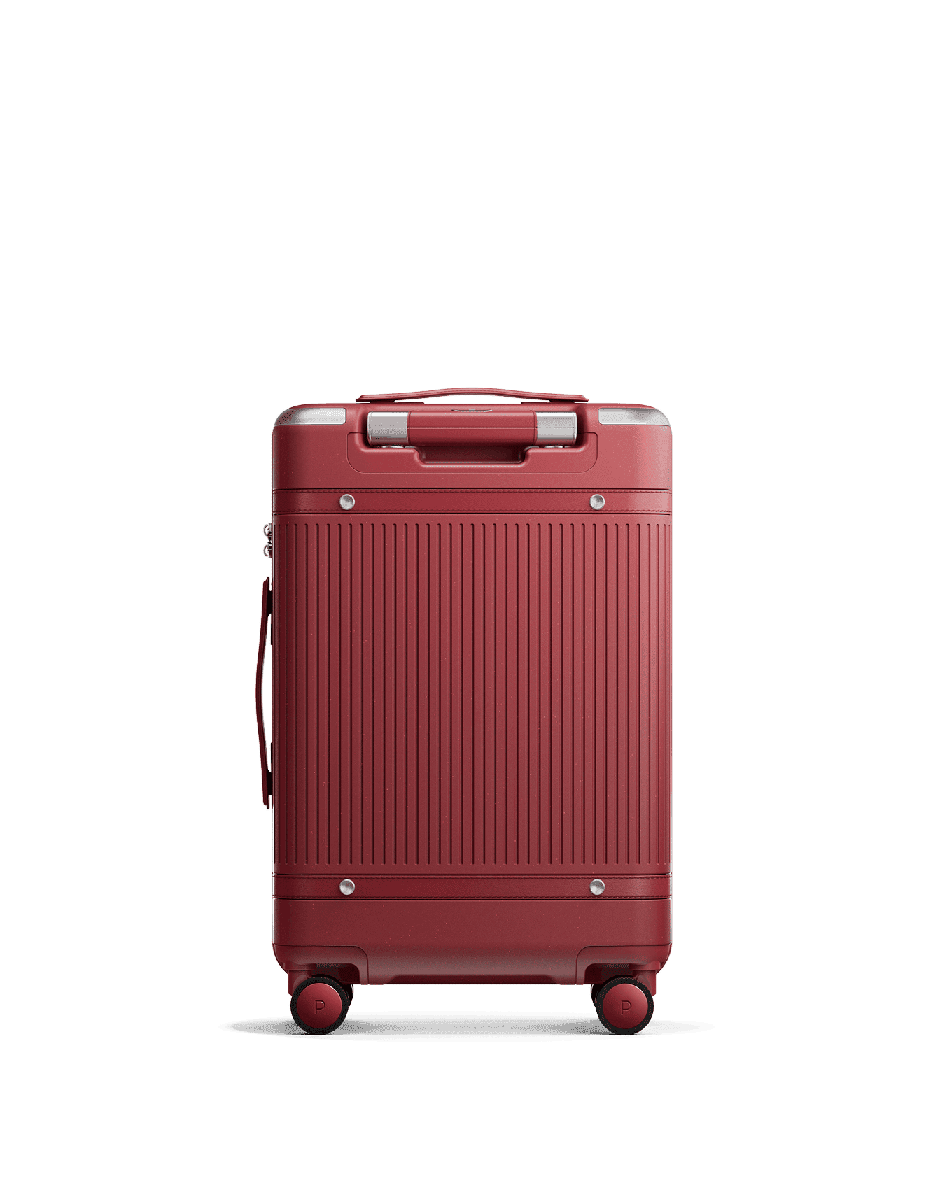 Paravel Aviator Carry On Suitcase - Newport Red (Red)