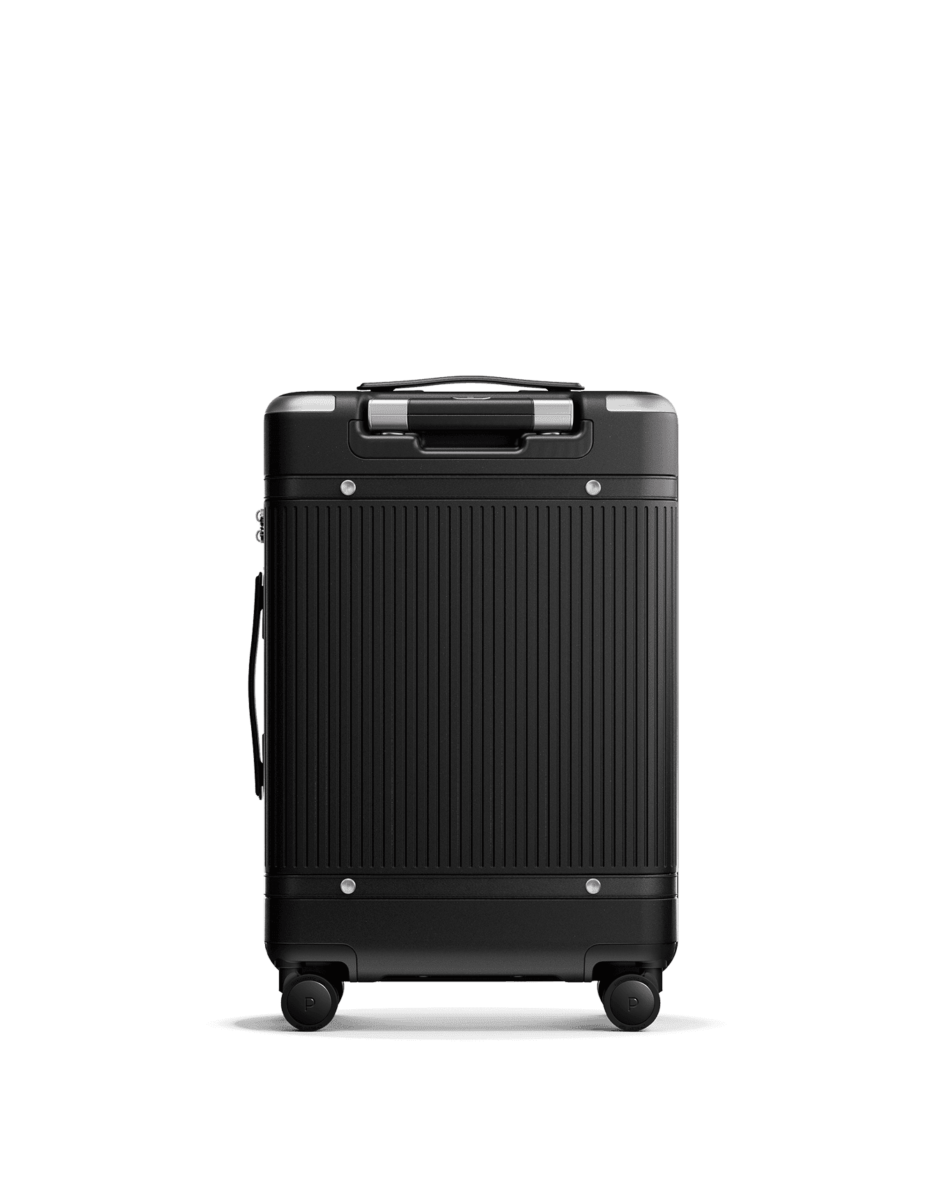 Paravel Aviator Carry On Plus Suitcase - Mystic Black (Black) - Back