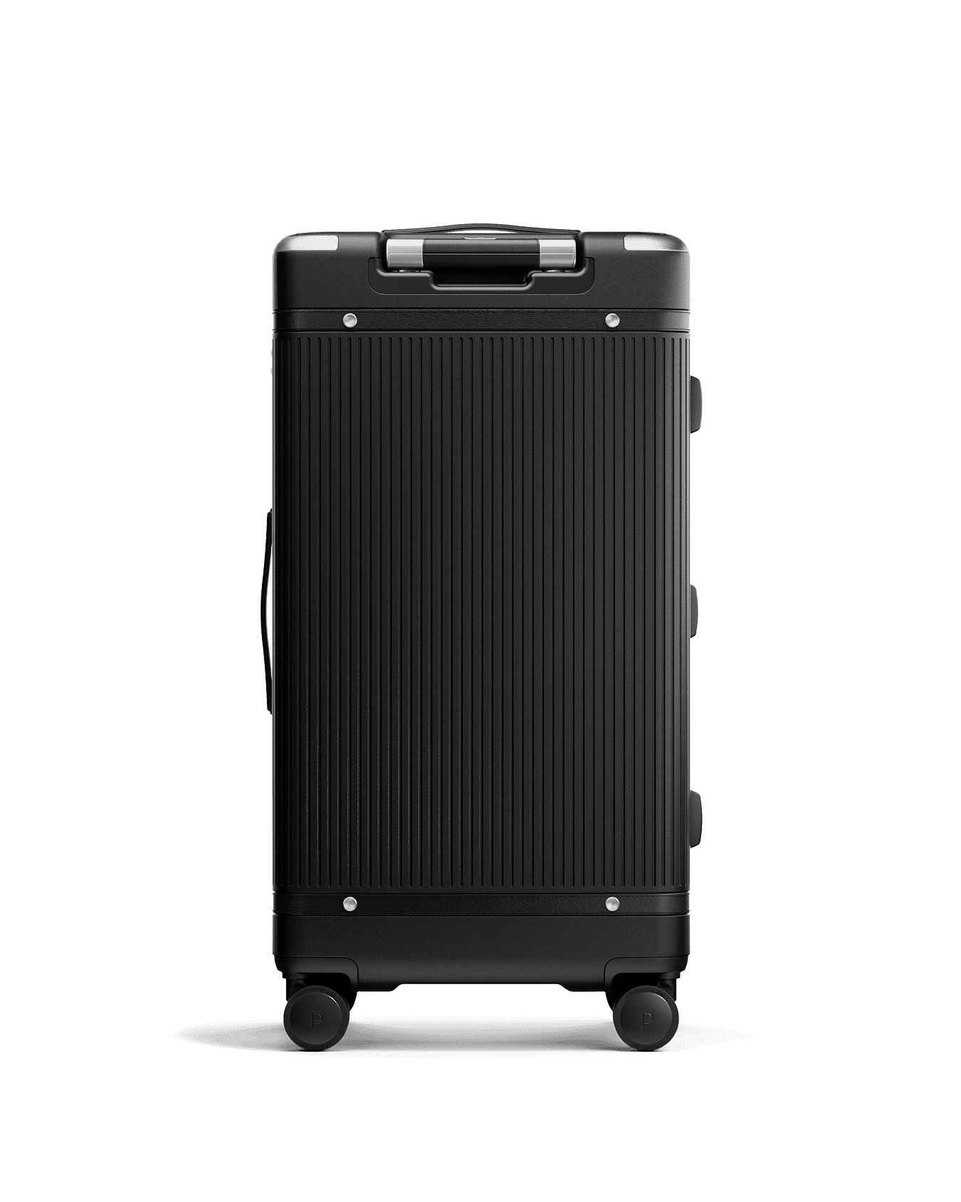 Paravel Aviator Trunk Suitcase - Mystic Black (Black) - Back