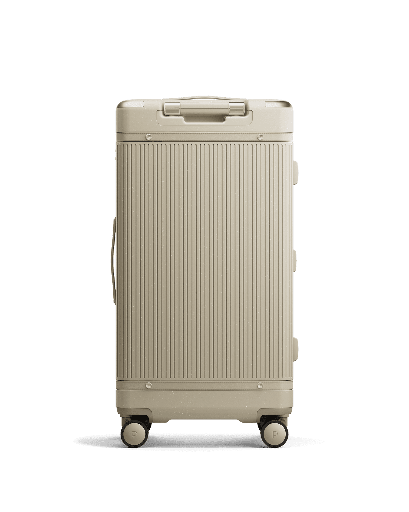 Paravel Aviator Trunk Suitcase - Nantucket Cream (Beige) - Back