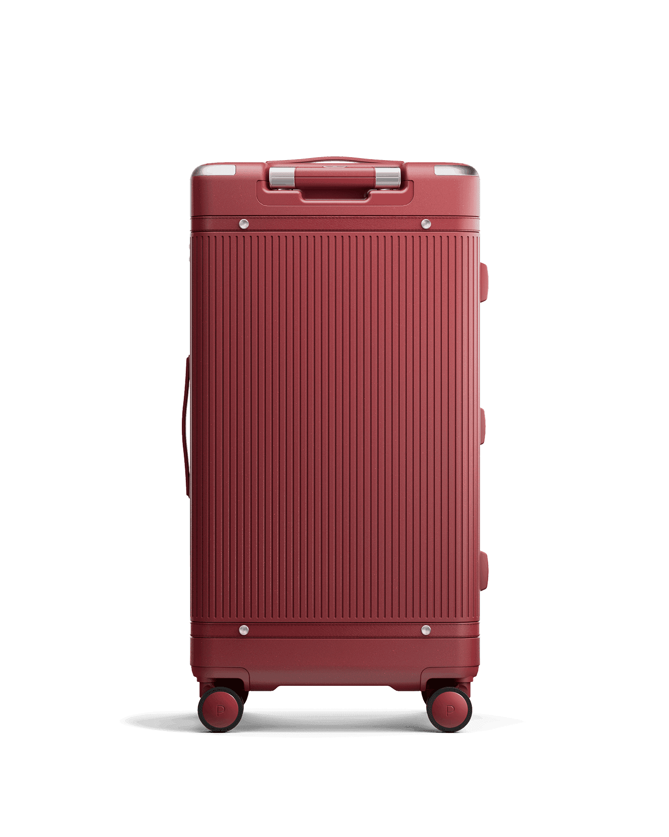 Paravel Aviator Trunk Suitcase - Newport Red (Red) - Back
