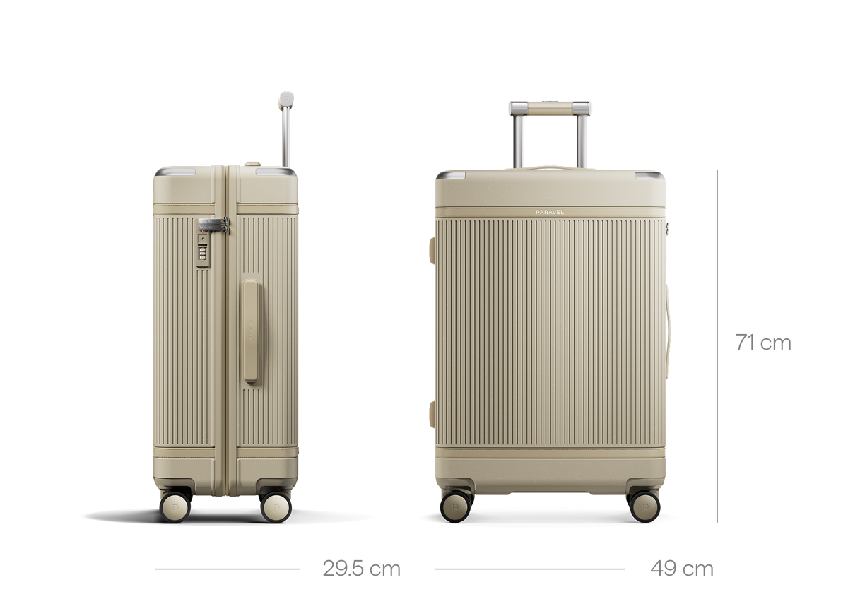 a close up of luggage