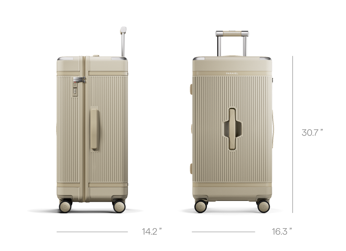 a close up of luggage