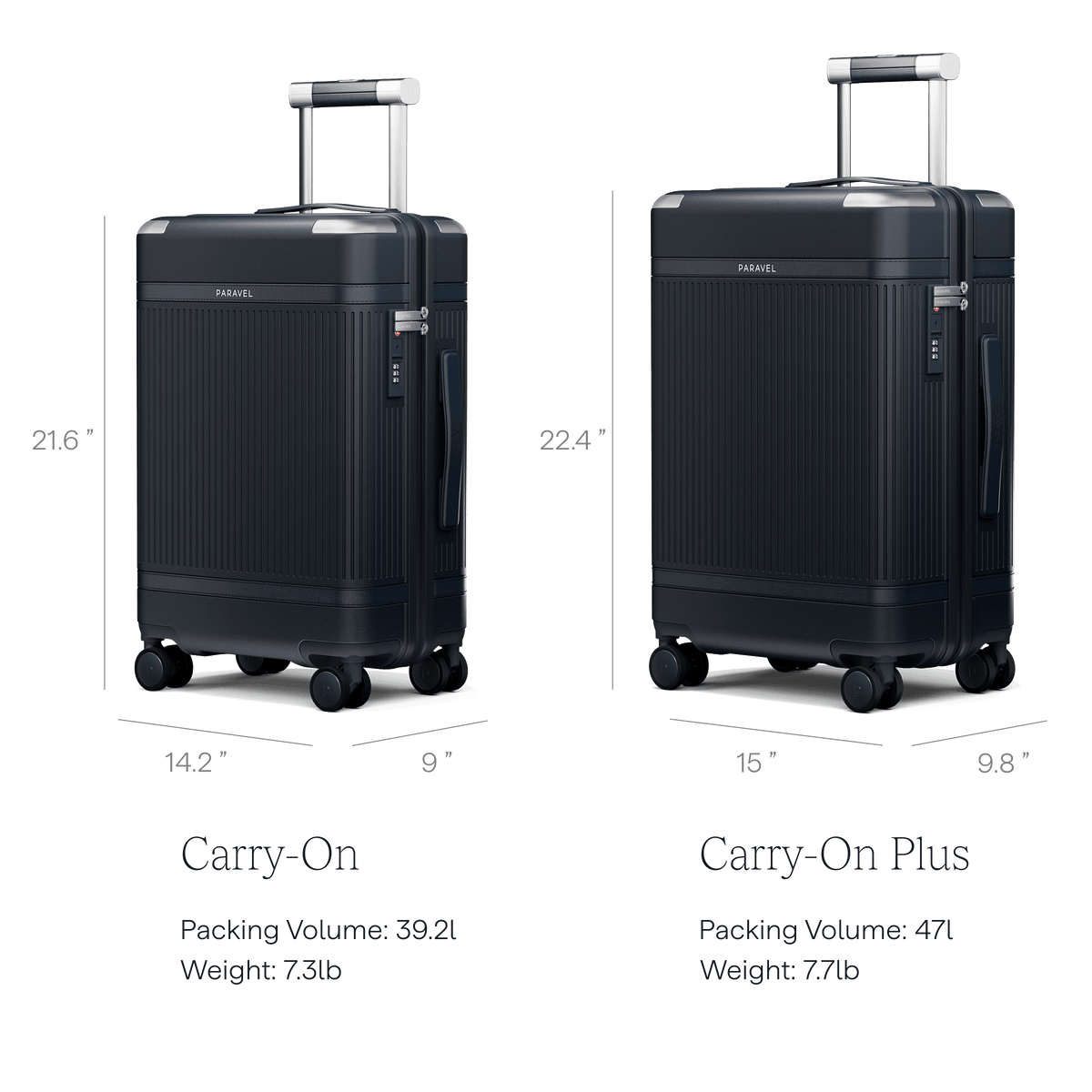 a black luggage with wheels