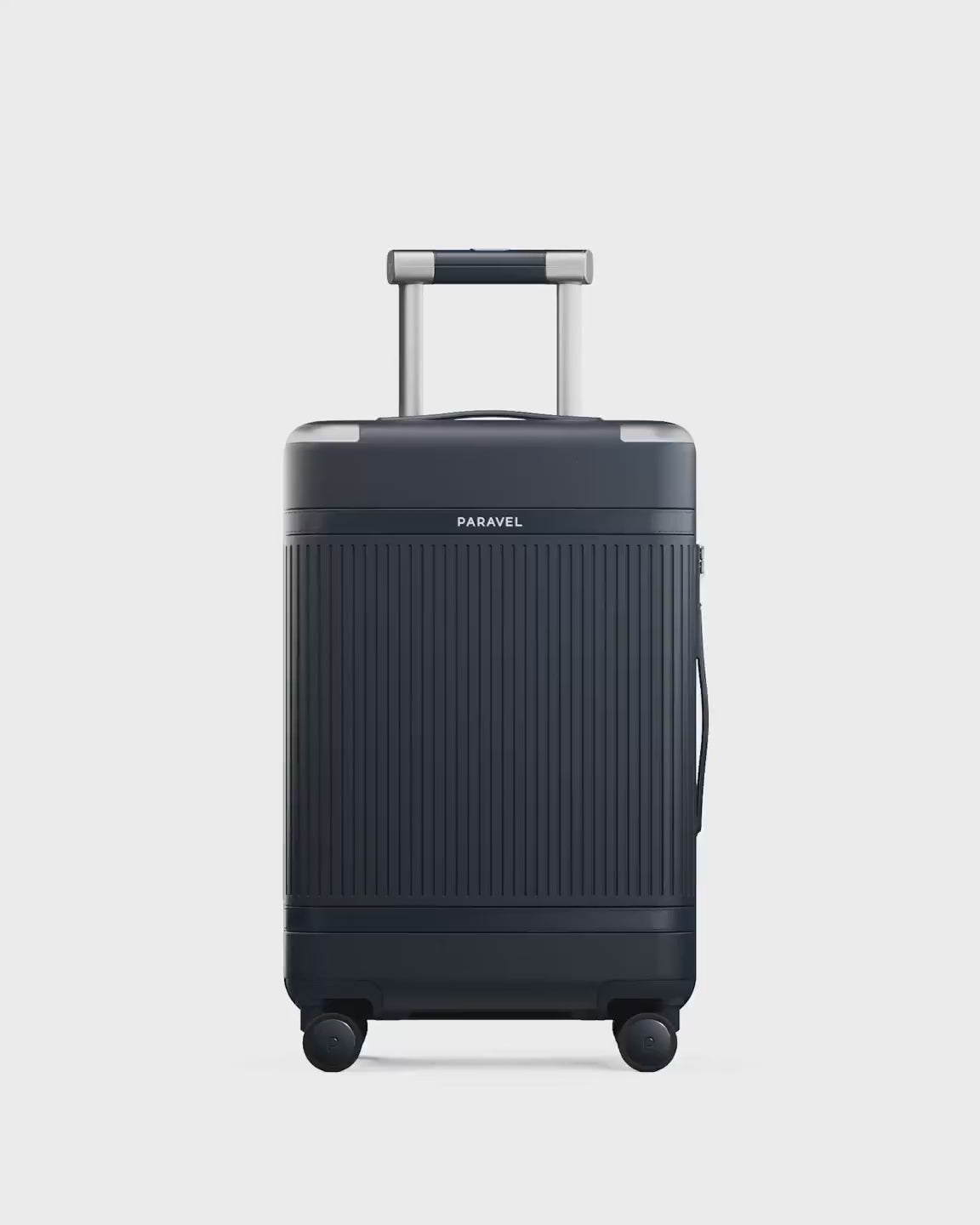 Paravel Aviator Carry On - 360 Video - Bar Harbor Navy (Navy)