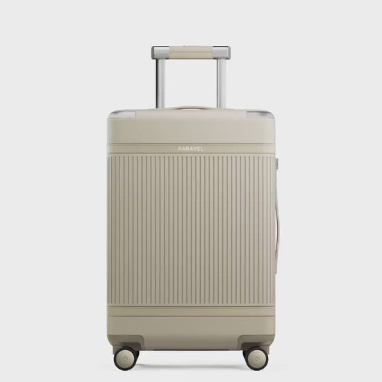 Paravel Aviator Carry On Plus - 360 Video - Nantucket Cream (Beige)